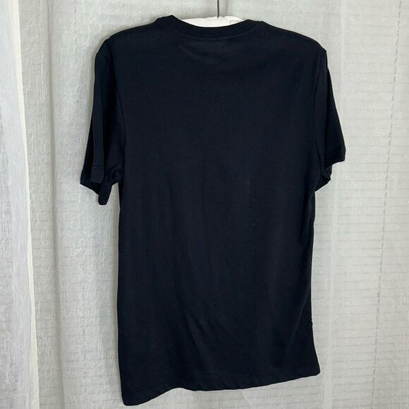 Nike S Black Logo Graphic Men’s Training Crew Short Sleeve Cotton Blend Tee - Picture 2 of 10